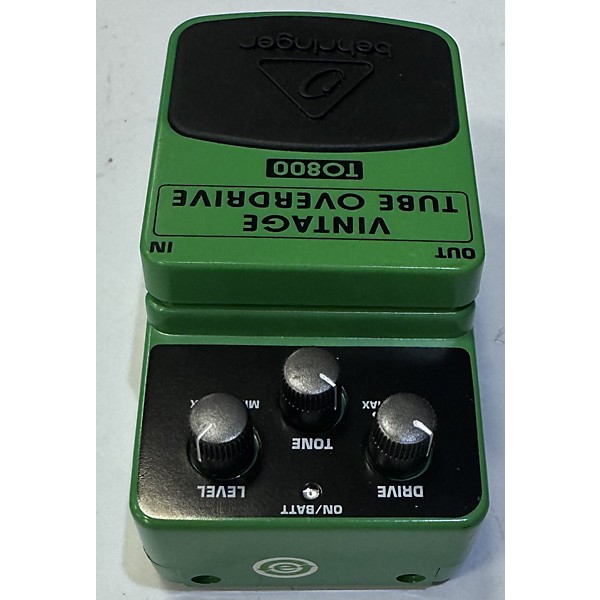 Used Behringer TO800 Vintage Tube Overdrive Effect Pedal