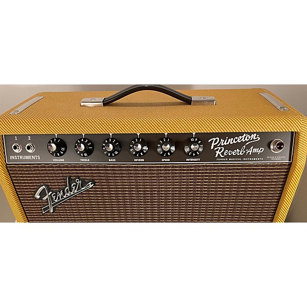 Used Fender 1965 Princeton Reverb 15W 1x10 Tube Guitar Combo Amp