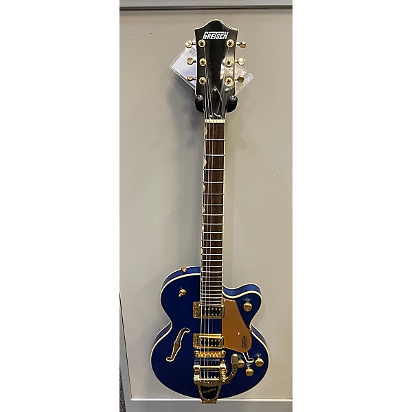 Used Gretsch Guitars Used Gretsch Guitars G5655tg Blue Hollow Body Electric Guitar