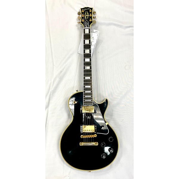 Used Gibson 2001 1957 Reissue Les Paul Custom Black Beauty Solid Body Electric Guitar