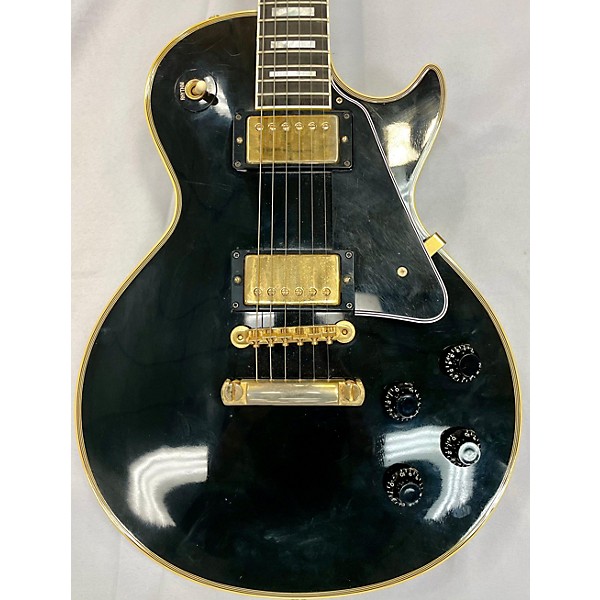 Used Gibson 2001 1957 Reissue Les Paul Custom Black Beauty Solid Body Electric Guitar