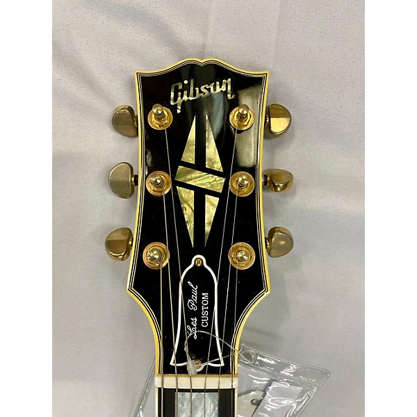 Used Gibson 2001 1957 Reissue Les Paul Custom Black Beauty Solid Body Electric Guitar