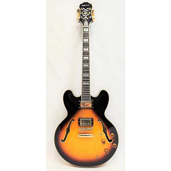 Used Epiphone Sheraton II VS Hollow Body Electric Guitar 2 Color Sunburst |  Guitar Center