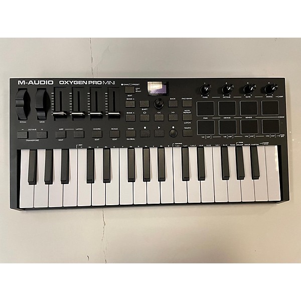 Used M-Audio Oxygen Pro Mini MIDI Controller