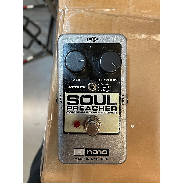 Used Electro-Harmonix Soul Preacher Nano Compressor / Sustainer Effect Pedal