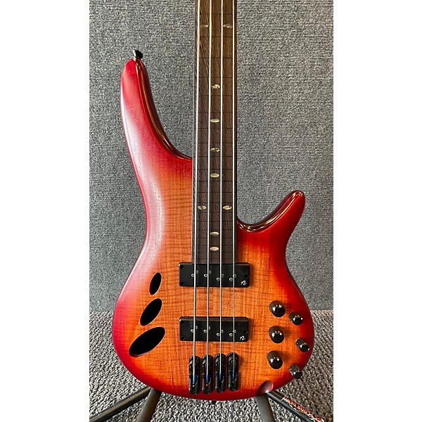 Used Ibanez Used Ibanez SRD900F Brown Topaz Burst Low Gloss Electric Bass Guitar