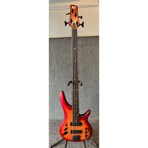 Used Ibanez Used Ibanez SRD900F Brown Topaz Burst Low Gloss Electric Bass Guitar