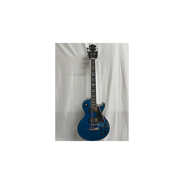 Used Used AIO Wolf WLP 750T Blue Solid Body Electric Guitar