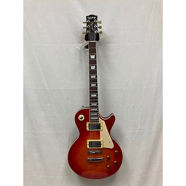 Used Epiphone Used Epiphone Les Paul Cherry Sunburst Solid Body Electric Guitar