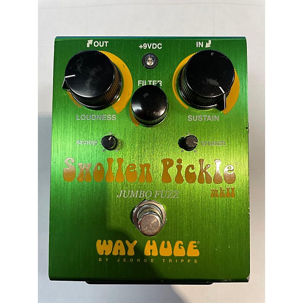 Used Way Huge Electronics WHE401 Swollen Pickle MKII Super Jumbo Fuzz Effect Pedal