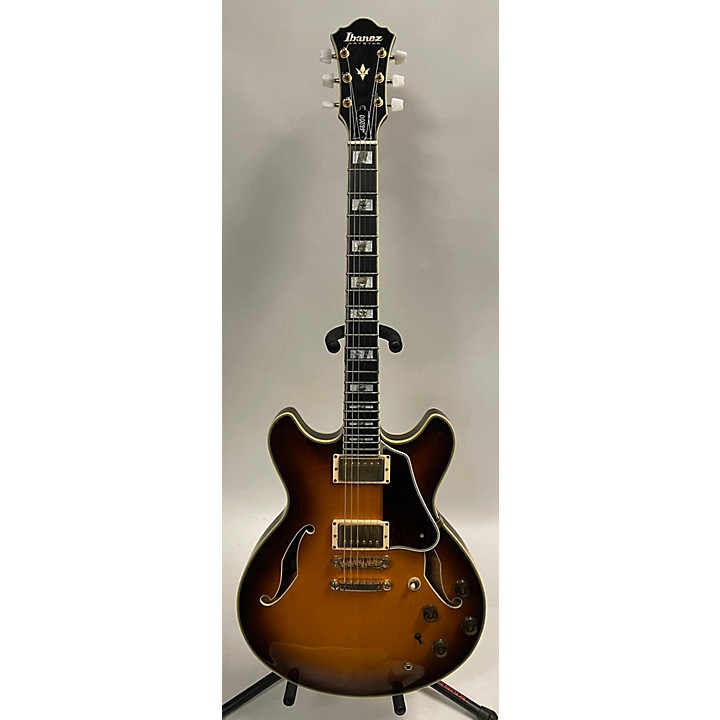 Used Ibanez AS200 Hollow Body Electric Guitar Vintage Sunburst | Guitar  Center