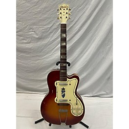 Vintage Silvertone 1950s Thin Twin Hollow Body Electric Guitar