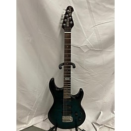 Used Ernie Ball Music Man Used Ernie Ball Music Man Ball Family Reserve Luke Blue Burst Solid Body Electric Guitar