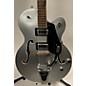 Used Gretsch Guitars Used Gretsch Guitars G5420T Electromatic Silver Hollow Body Electric Guitar