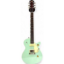 Used Gretsch Guitars Used Gretsch Guitars G2215-P90 Streamliner Junior Mint Green Solid Body Electric Guitar