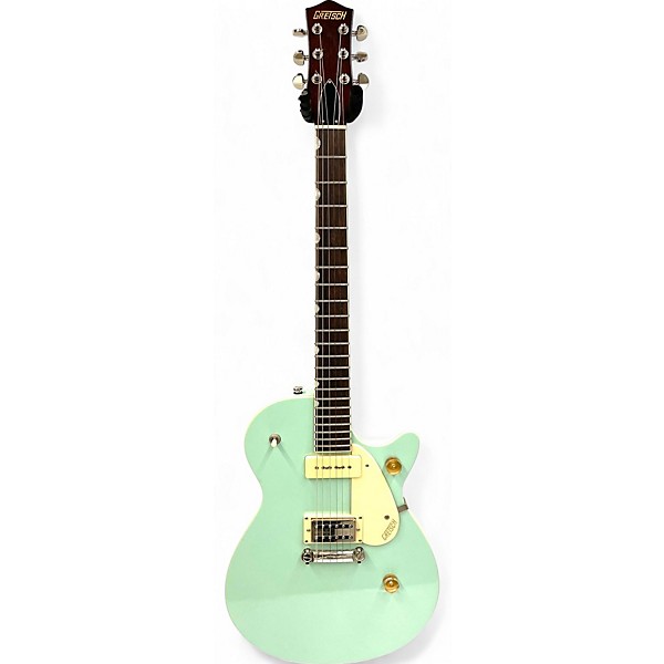 Used Gretsch Guitars Used Gretsch Guitars G2215-P90 Streamliner Junior Mint Green Solid Body Electric Guitar