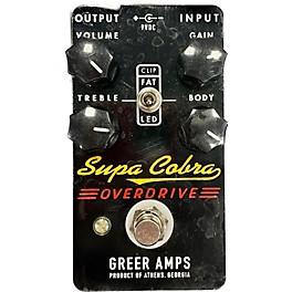 Used Greer Amplification Used Greer Amplification Supa Cobra Effect Pedal