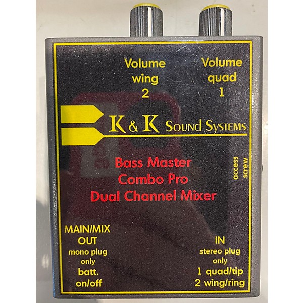 Used K&K Bass Master Combo Pro Unpowered Mixer