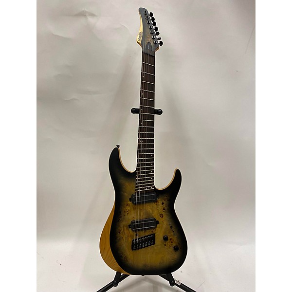 Used Schecter Guitar Research Used Schecter Guitar Research REAPER-7 CHARCOAL BURST Solid Body Electric Guitar