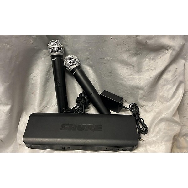 Used Shure PG58 DUAL WIRELESS MIC COMBO SYSTEM Wireless System