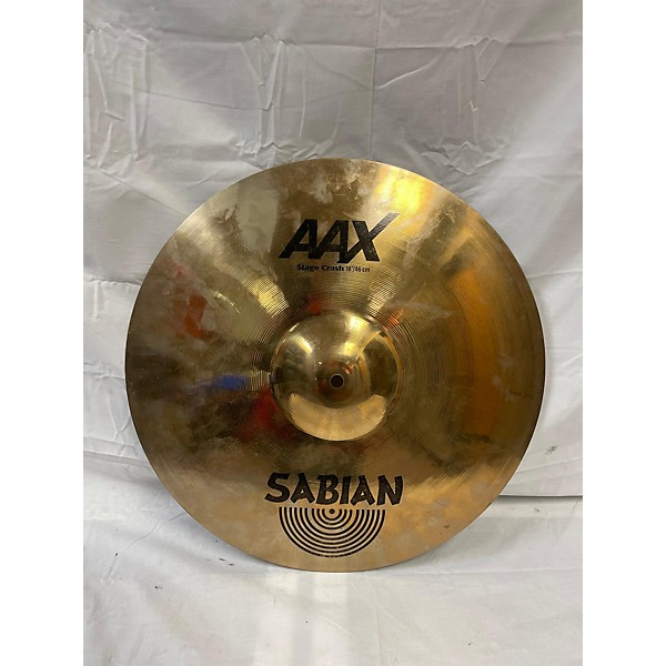 Used SABIAN 18in AAX Stage Crash Cymbal