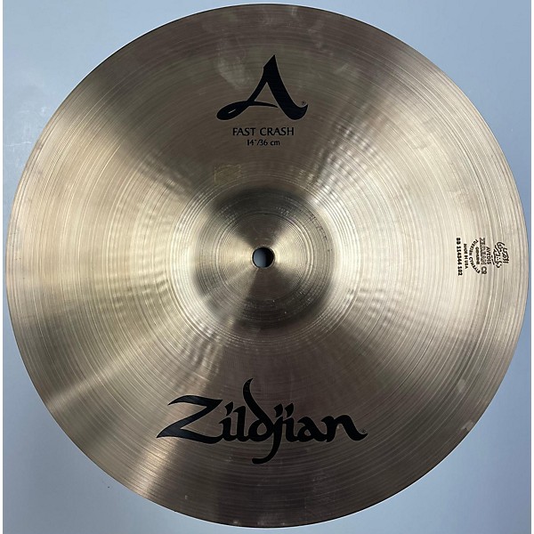 Used Zildjian 14in A Series Fast Crash Cymbal