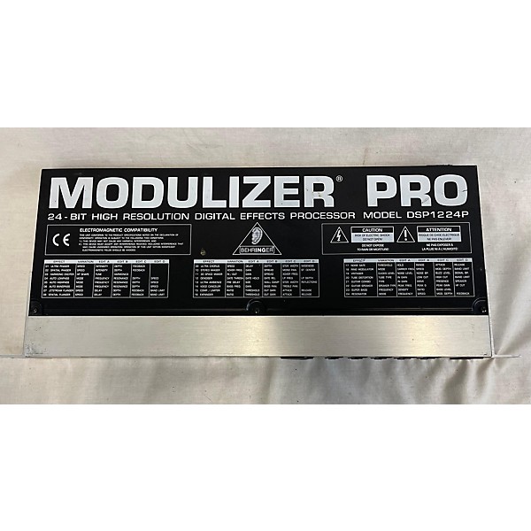 Used Behringer Used Behringer Dsp1224p Modulizer Pro Multi Effects Processor