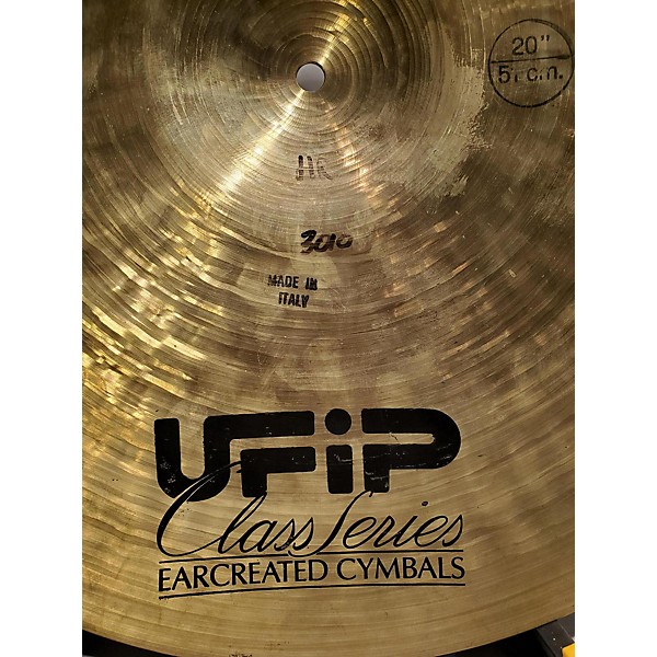 Used UFIP 20in Class Series Heavy Ride Cymbal