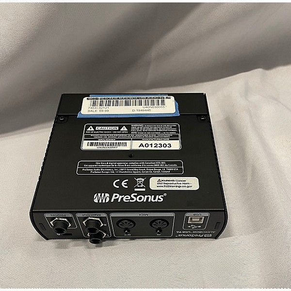 Used PreSonus Used PreSonus Audiobox USB Audio Interface