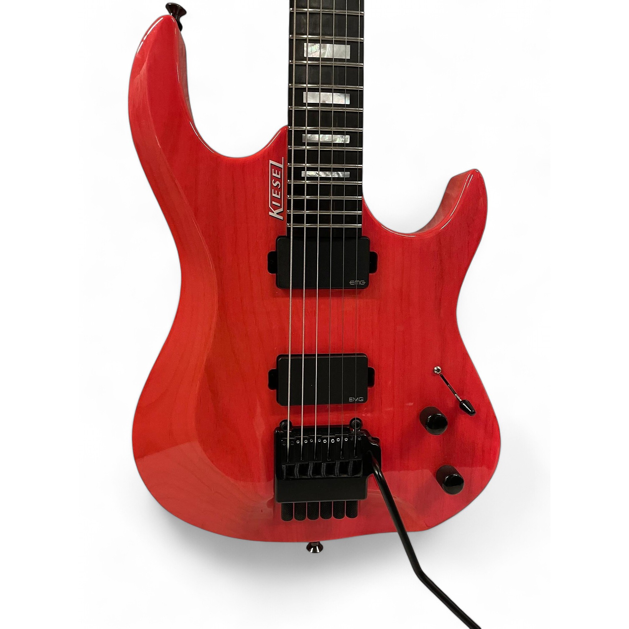 Kiesel Osiris 6 Lefty Poplar Burl Natural – Ish Guitars