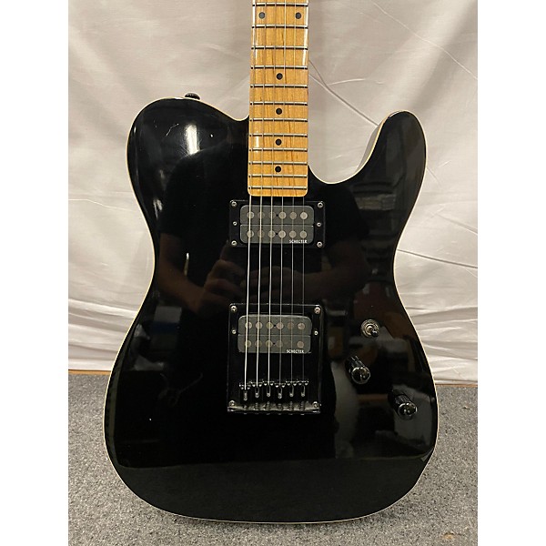 Used Schecter Guitar Research Used Schecter Guitar Research PT Black Solid Body Electric Guitar