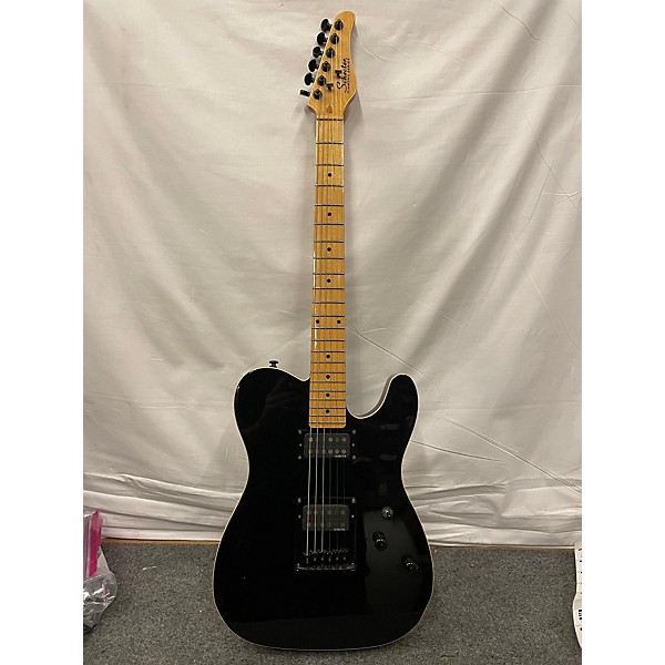 Used Schecter Guitar Research Used Schecter Guitar Research PT Black Solid Body Electric Guitar