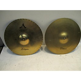 Used Zildjian Used Zildjian 14in A Custom Mastersound Hi Hat Pair Cymbal