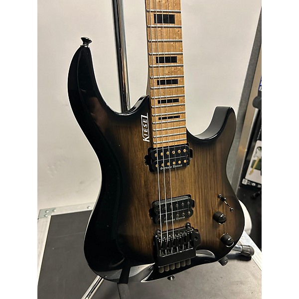 Used KIESEL OSIRIS Sunburst Solid Body Electric Guitar
