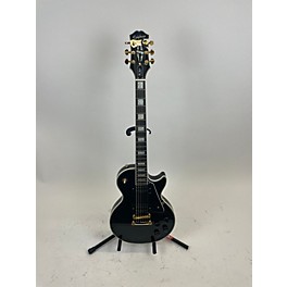 Used Epiphone Used Epiphone Les Paul Custom Black Solid Body Electric Guitar