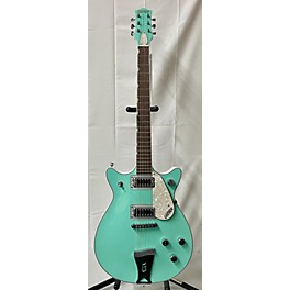 Used Gretsch Guitars Used Gretsch Guitars G5237 Electromatic Surf Green Solid Body Electric Guitar