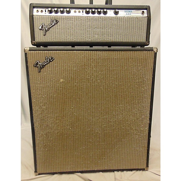 Vintage Fender 1970s Bassman 135 & Bassman 50 Cab Tube Bass Amp Head
