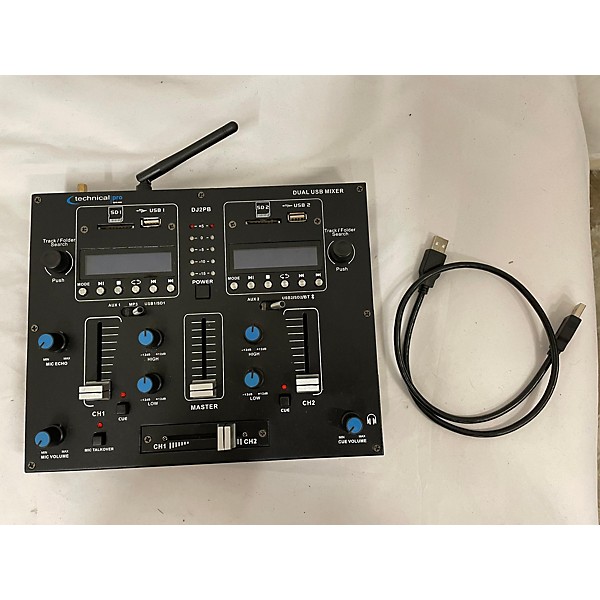 Used Technical Pro Dual USB Mixer DJ Mixer