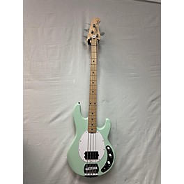 Used Sterling by Music Man Used Sterling By Music Man Sub 4 Mint Green Electric Bass Guitar