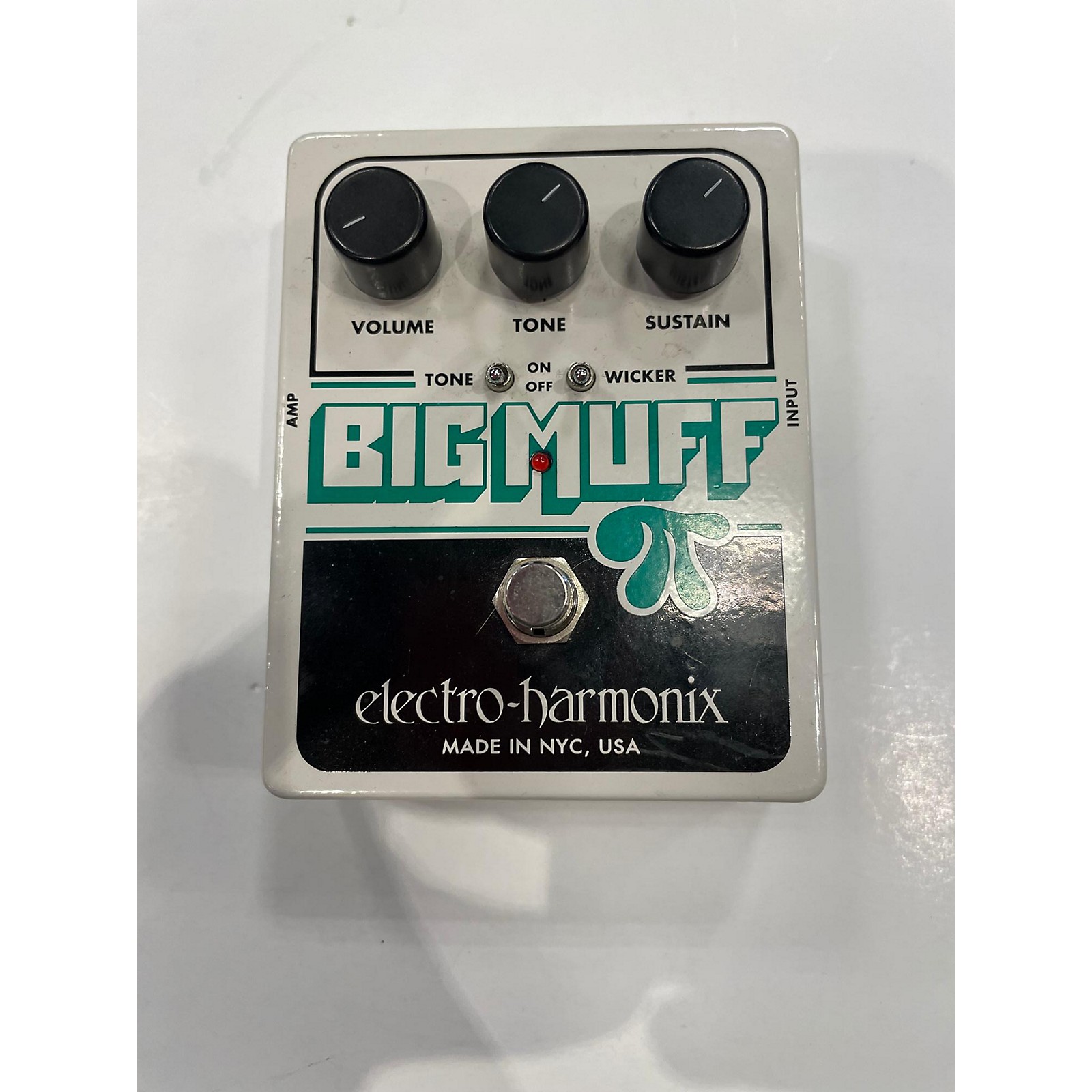Used Electro-Harmonix Big Muff Tone Wicker Distortion Effect Pedal  