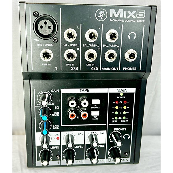 Used Mackie Mix5 Line Mixer