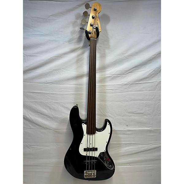 Vintage Fender Vintage 1950s Fender Jazz Bass Black Electric Bass Guitar