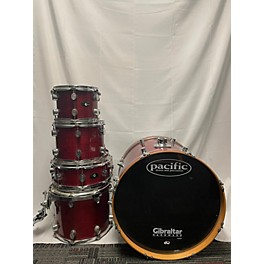 Used PDP by DW Used PDP By DW 5 piece PACIFIC LX MAPLE Red Drum Kit