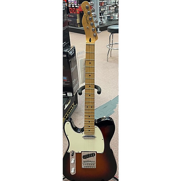 Used Fender Used Fender Player Telecaster Left Handed Tobacco Burst Solid Body Electric Guitar