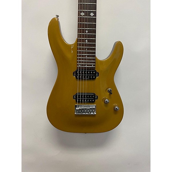 Used Schecter Guitar Research Used Schecter Guitar Research DIAMOND SERIES C-7 Gold Solid Body Electric Guitar