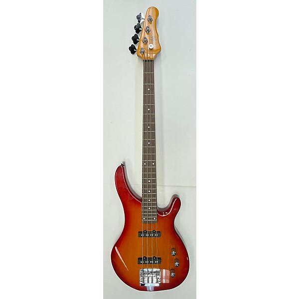 Used Used Aslin Dane Fatback Cherry Sunburst Electric Bass Guitar