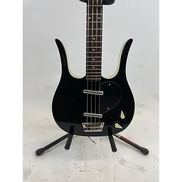 Used Danelectro Dead-On 58 Longhorn Black Electric Bass Guitar