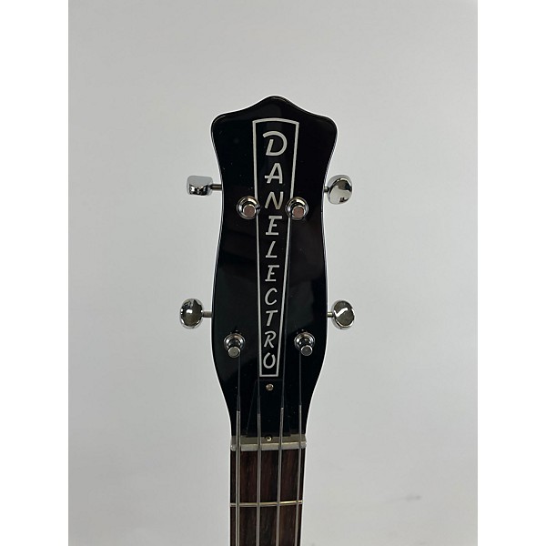 Used Danelectro Dead-On 58 Longhorn Black Electric Bass Guitar