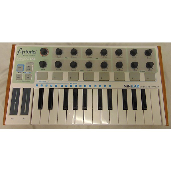 Used Arturia MiniLab MIDI Controller