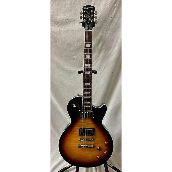 Used Epiphone Used Epiphone Les Paul 1960 Tribute Plus 3 Color Sunburst Solid Body Electric Guitar